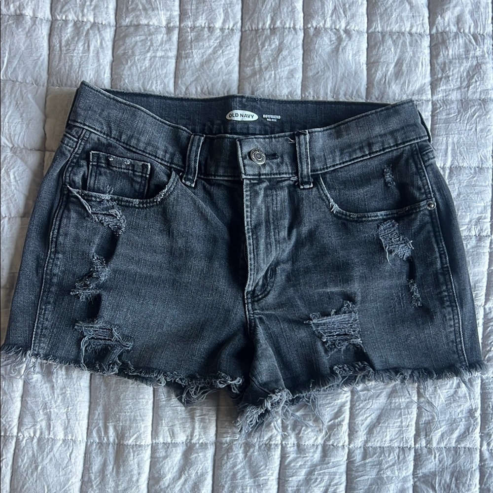 Old Navy Women's Black Denim Shorts